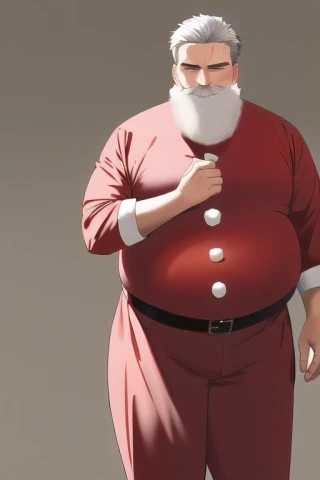 homme d'âge moyen, Père Noël